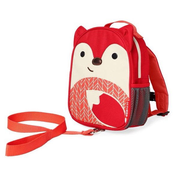 Skip Hop Fox Zoo Kids Mini Backpack with Toddler Safety Harness - Picture 1 of 3